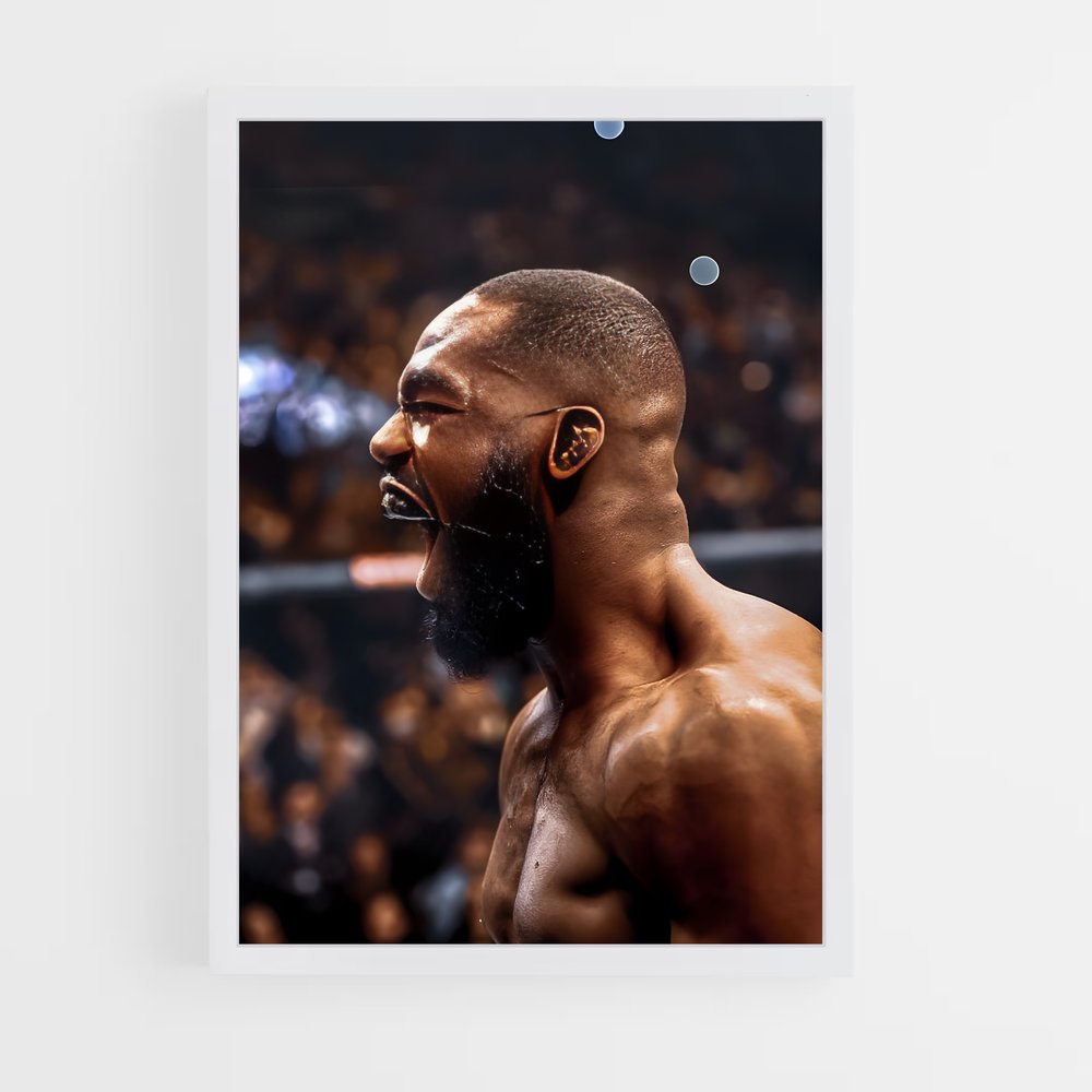 ap-jon jones-3 cadre Blanc