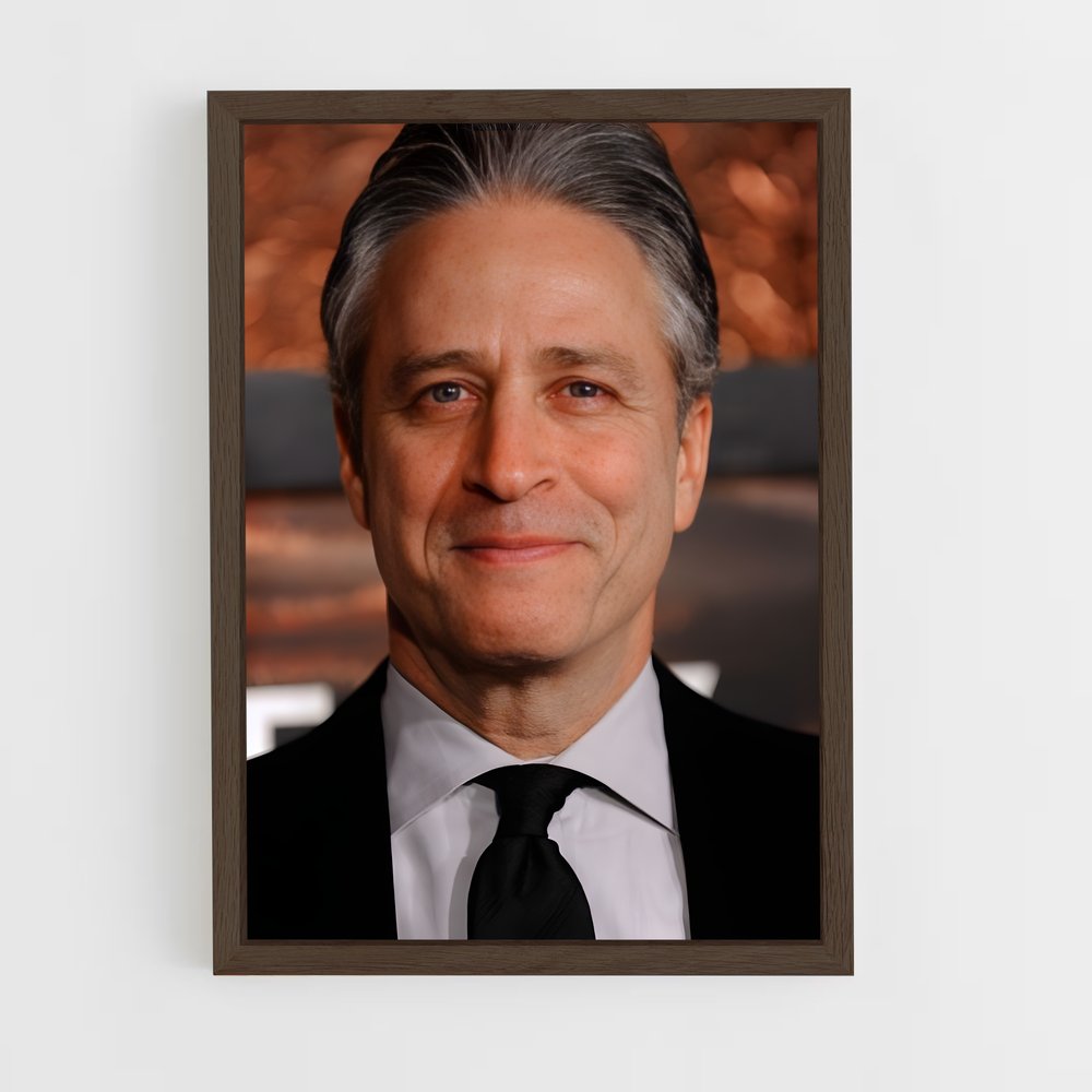 ap-jon stewart-8 cadre Bois foncé