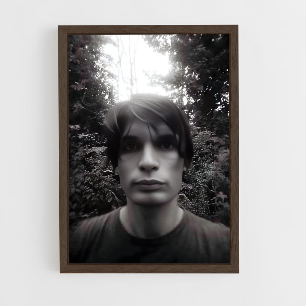 ap-jonny greenwood-6 cadre Bois foncé