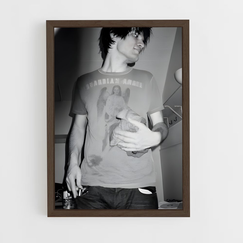 ap-jonny greenwood-7 cadre Bois foncé