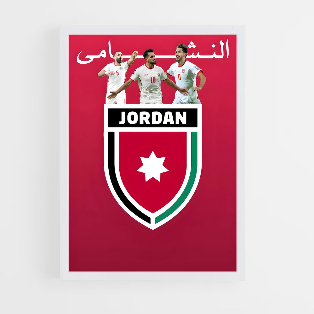 ap-jordan national football team-4 cadre Blanc