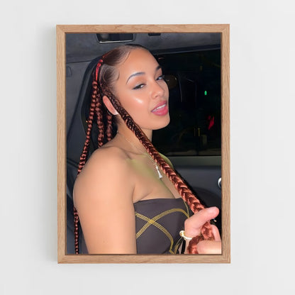 ap-jorja smith-4 cadre Bois clair