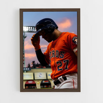 ap-jose altuve-6 cadre Bois foncé