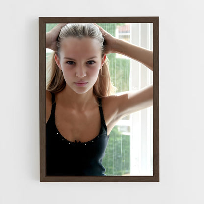 ap-josephine skriver-8 cadre Bois foncé