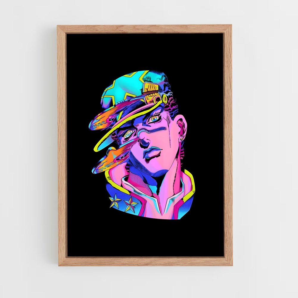 ap-jotaro kujo-5 cadre Bois clair