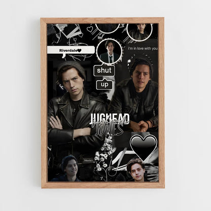 ap-jughead jones-3 cadre Bois clair