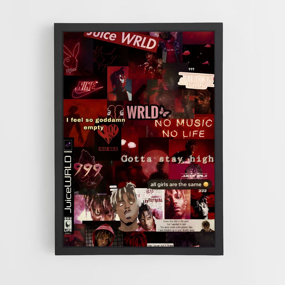ap-juice wrld-5 cadre Noir