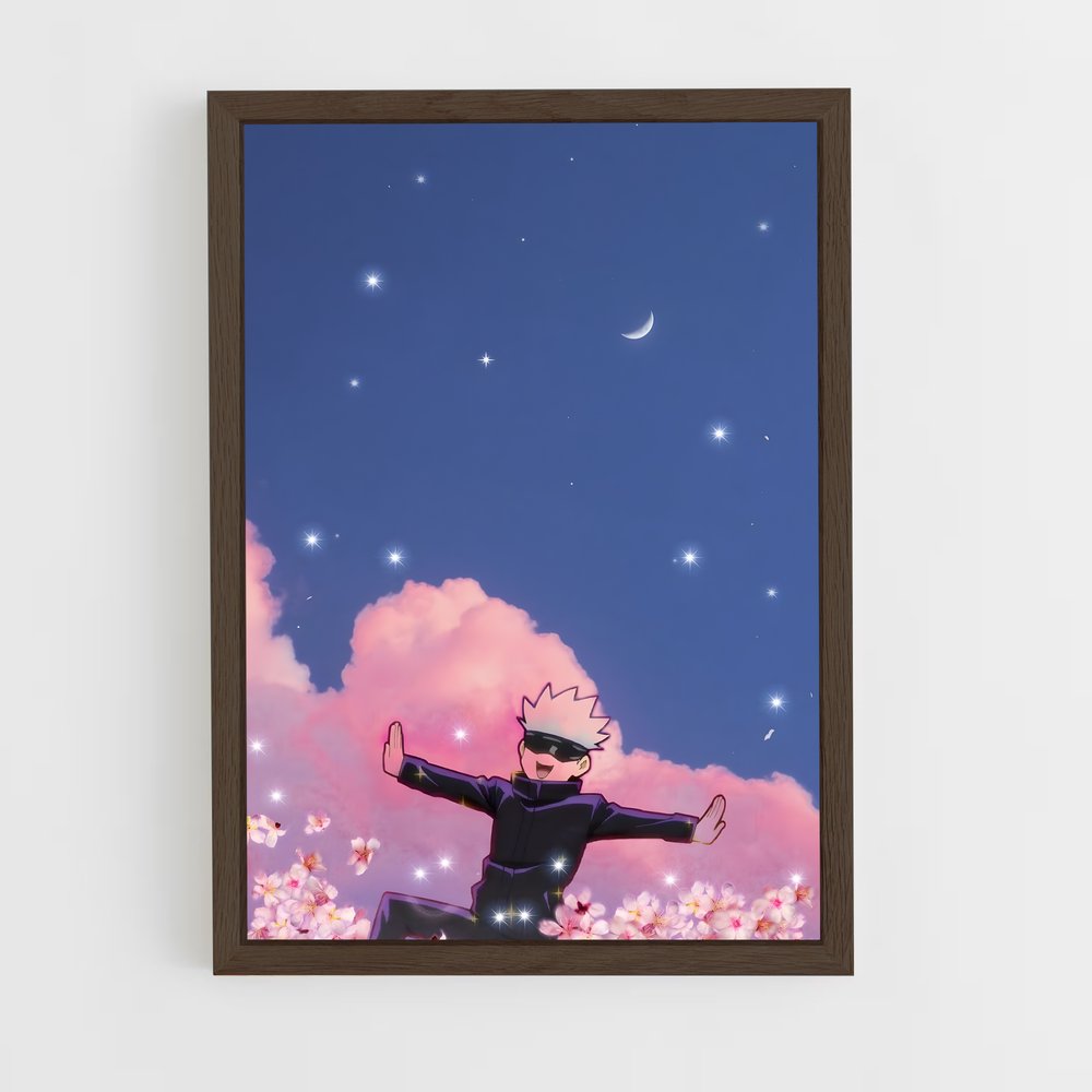 ap-jujutsu kaisen-5 cadre Bois foncé
