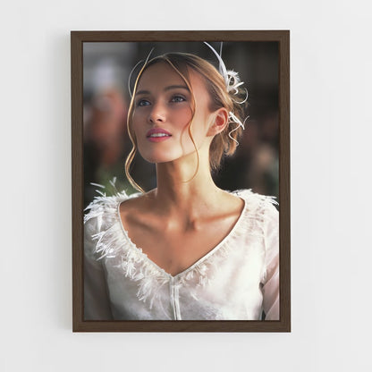 ap-juliet love actually-1 cadre Bois foncé