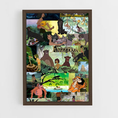 ap-jungle book-4 cadre Bois foncé