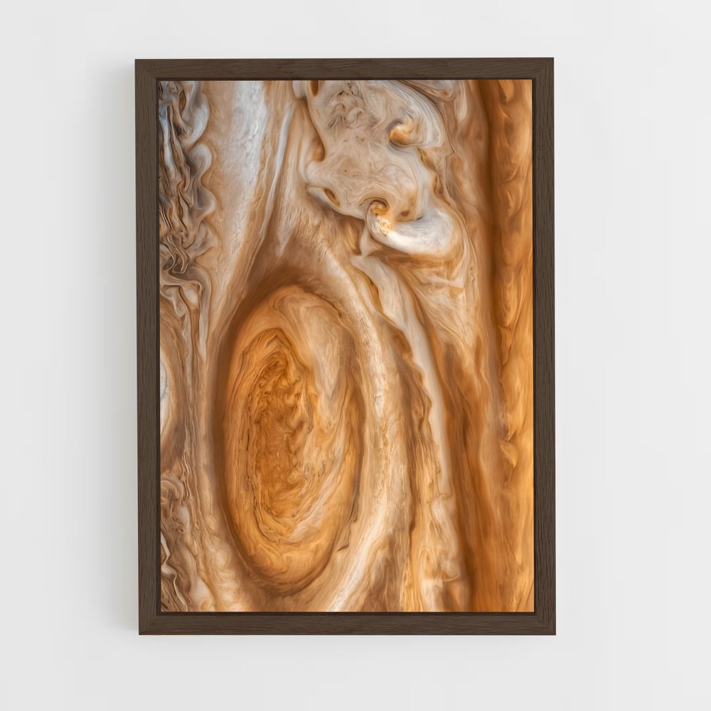 ap-jupiter red spot-11 cadre Bois foncé