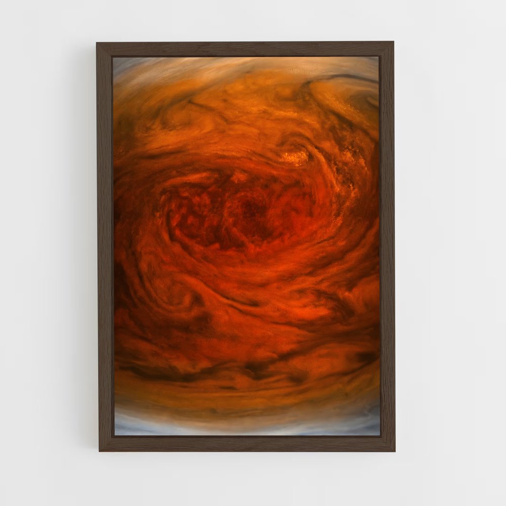 ap-jupiter red spot-3 cadre Bois foncé