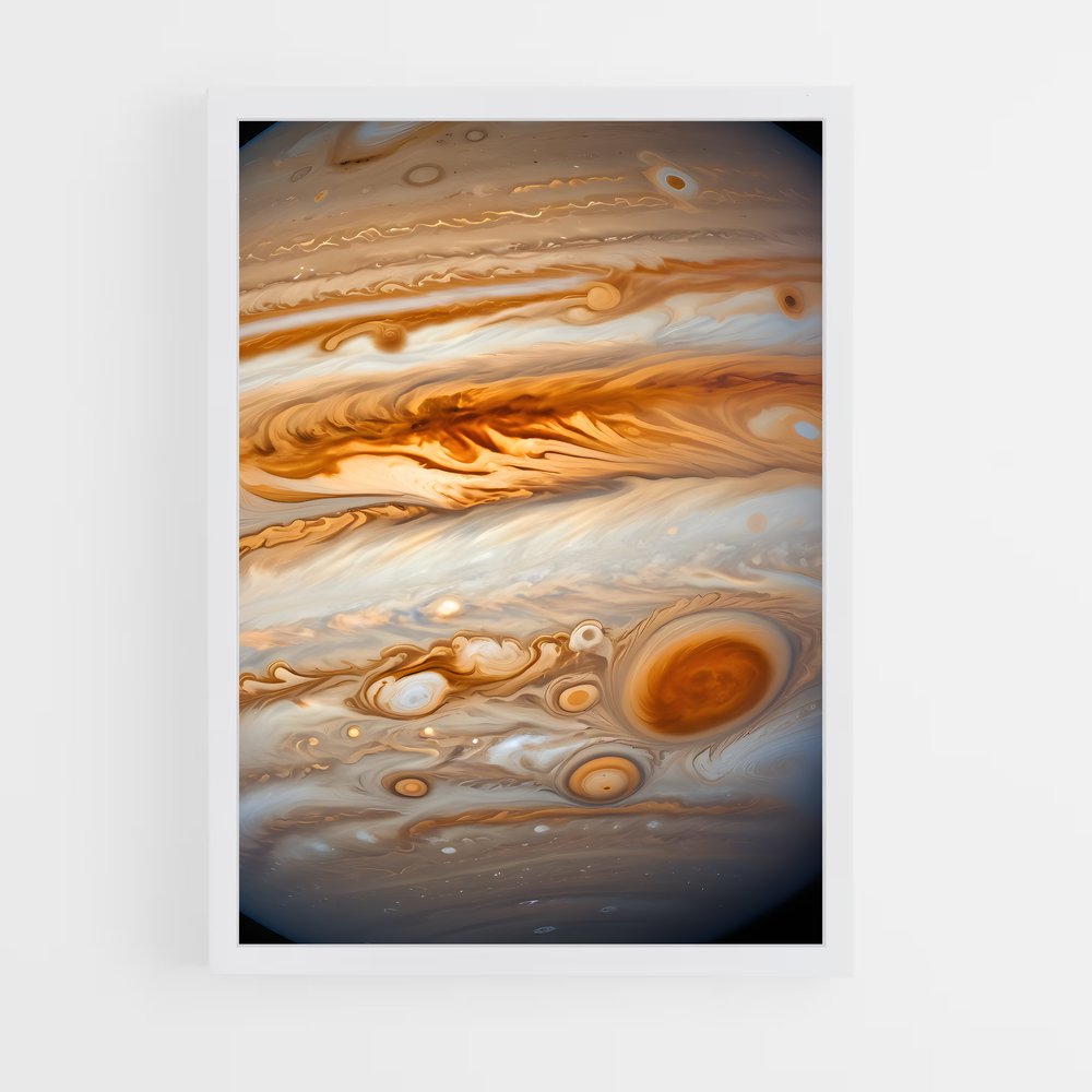 ap-jupiter red spot-7 cadre Blanc