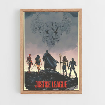 ap-justice league-13 cadre Bois clair