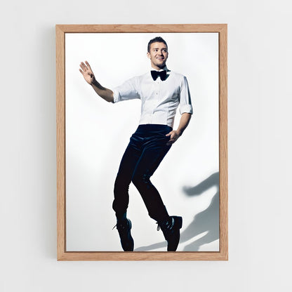 ap-justin timberlake-4 cadre Bois clair