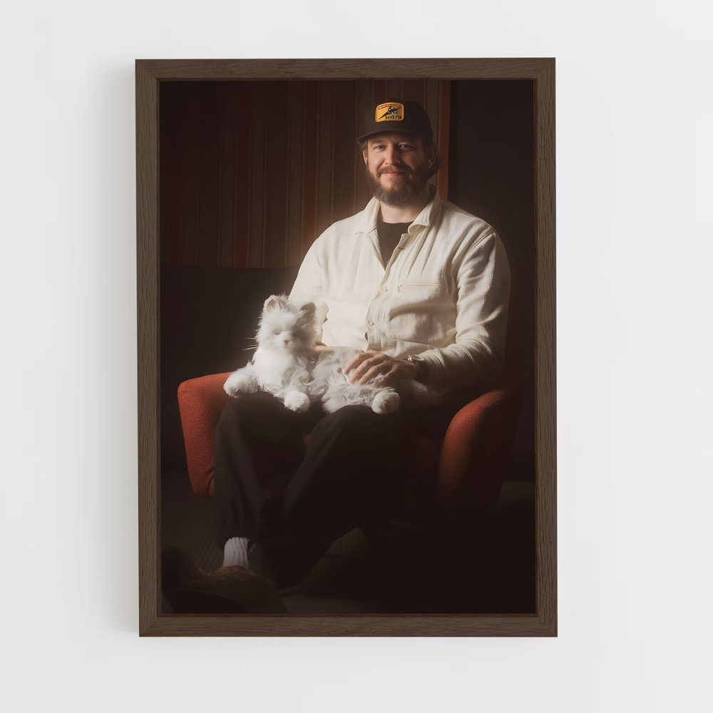 ap-justin vernon-1 cadre Bois foncé