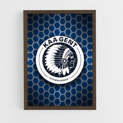 ap-kaa gent-8 cadre Bois foncé