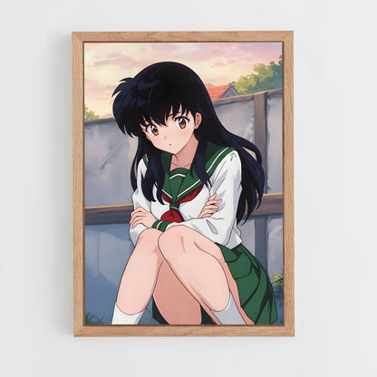 ap-kagome higurashi-10 cadre Bois clair