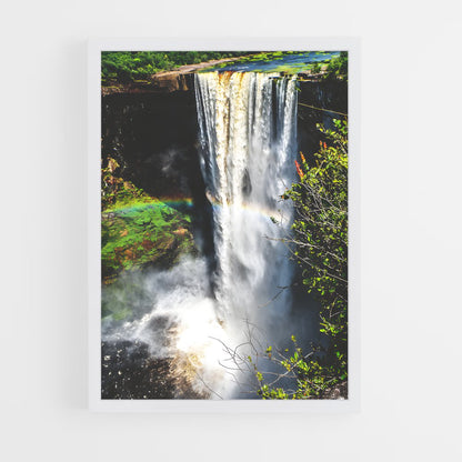 ap-kaieteur falls-4 cadre Blanc