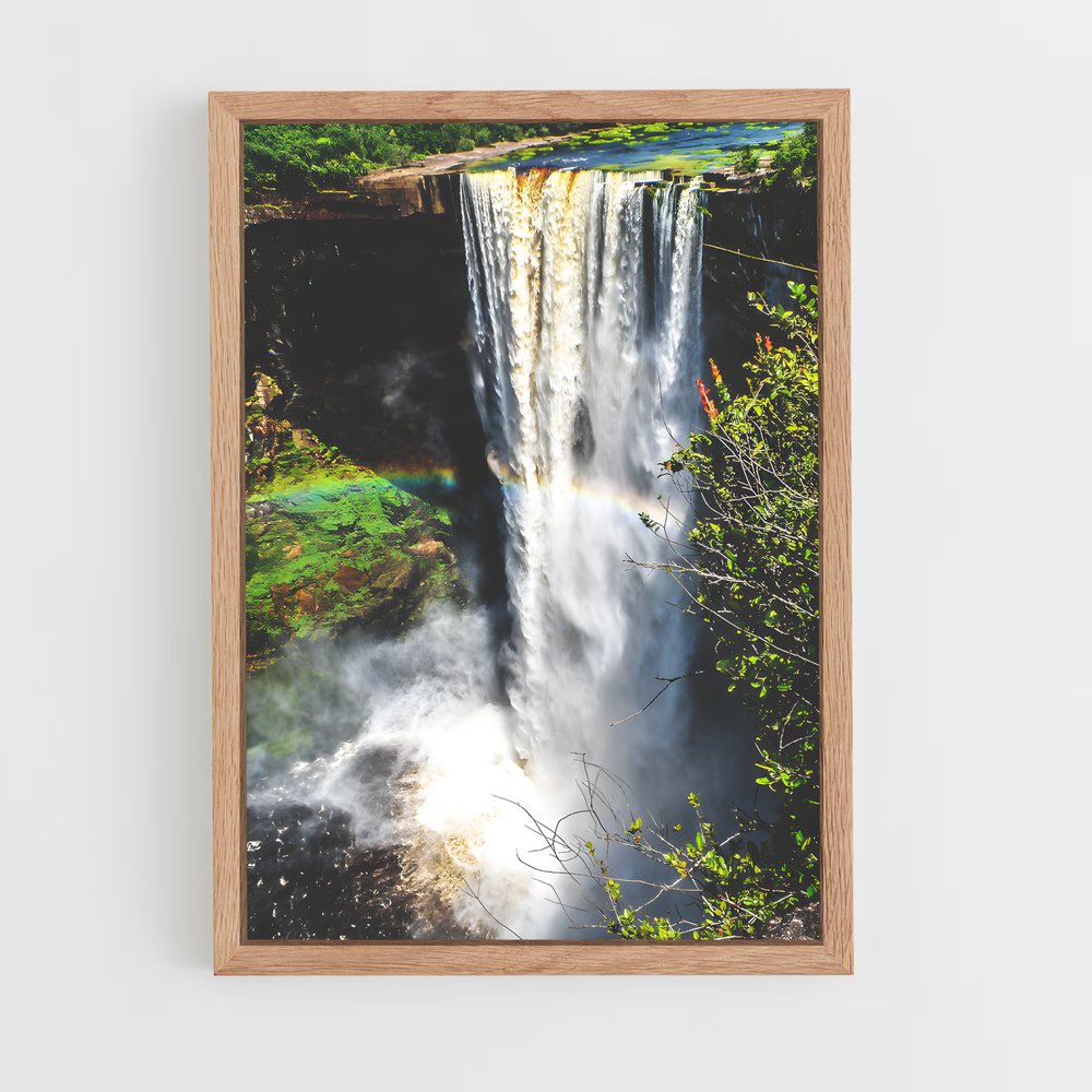 ap-kaieteur falls-4 cadre Bois clair