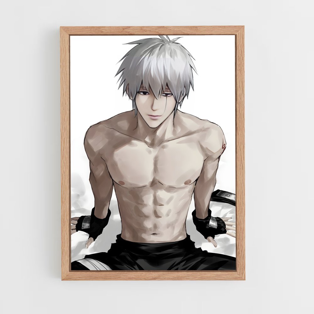 ap-kakashi hatake-5 cadre Bois clair