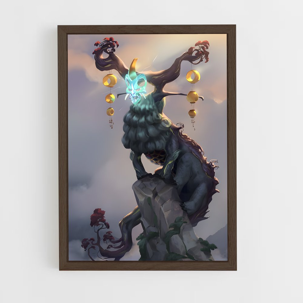 ap-kami spirits-1 cadre Bois foncé