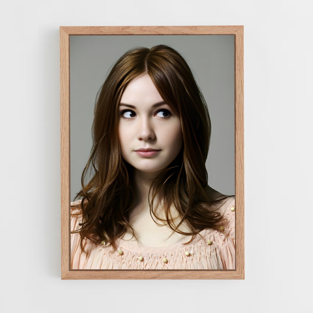 ap-karen gillan-4 cadre Bois clair