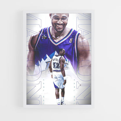 ap-karl malone-4 cadre Blanc