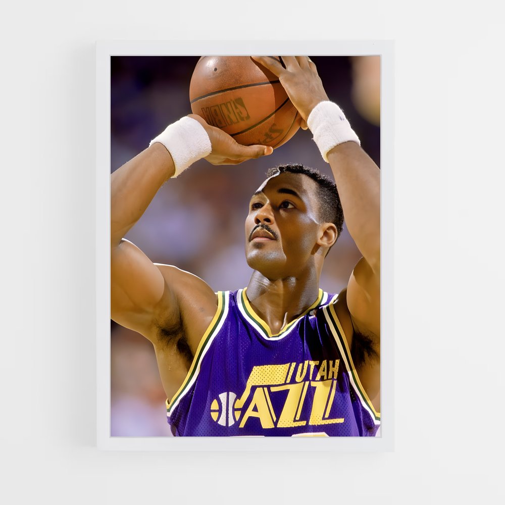 ap-karl malone-6 cadre Blanc