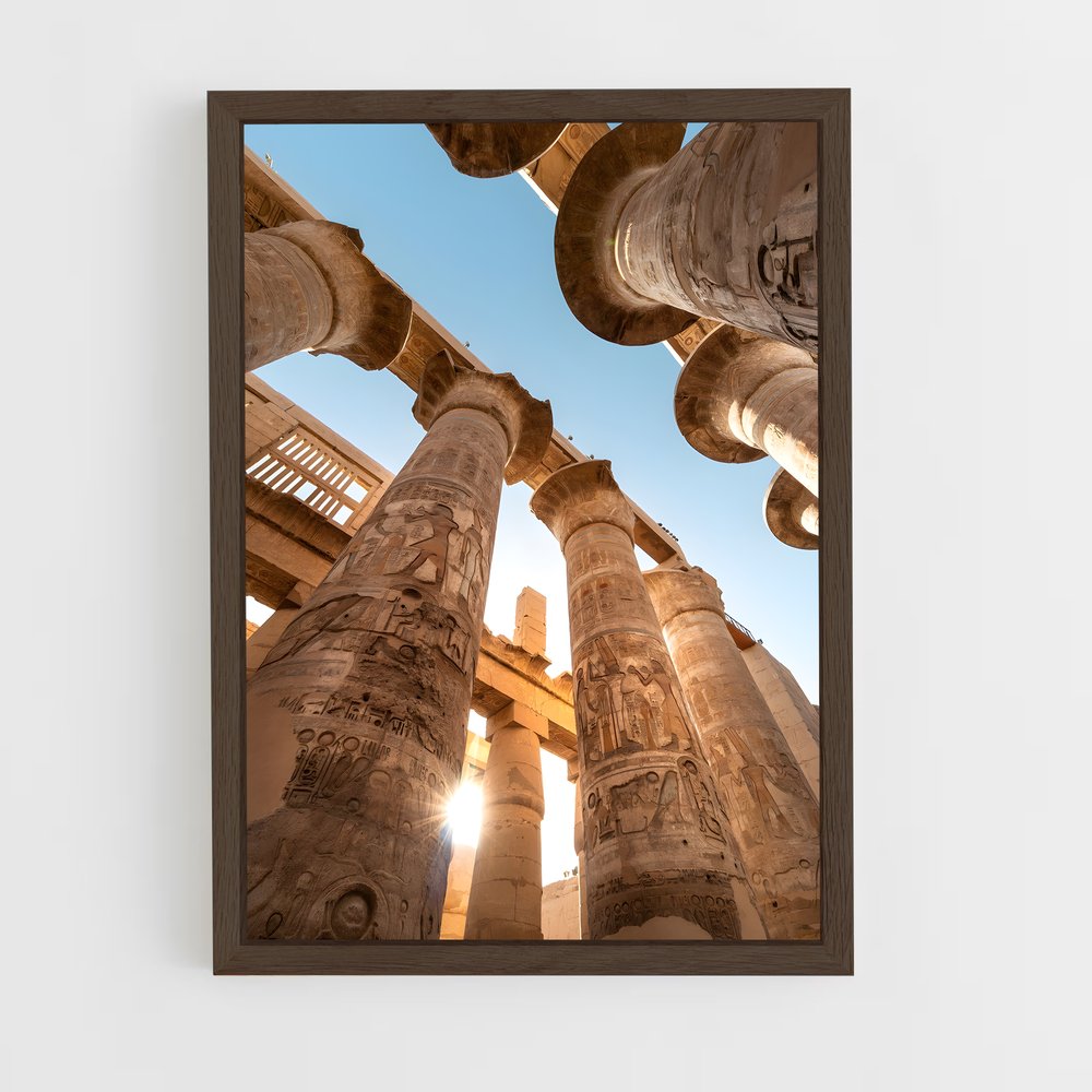 ap-karnak temple complex-12 cadre Bois foncé