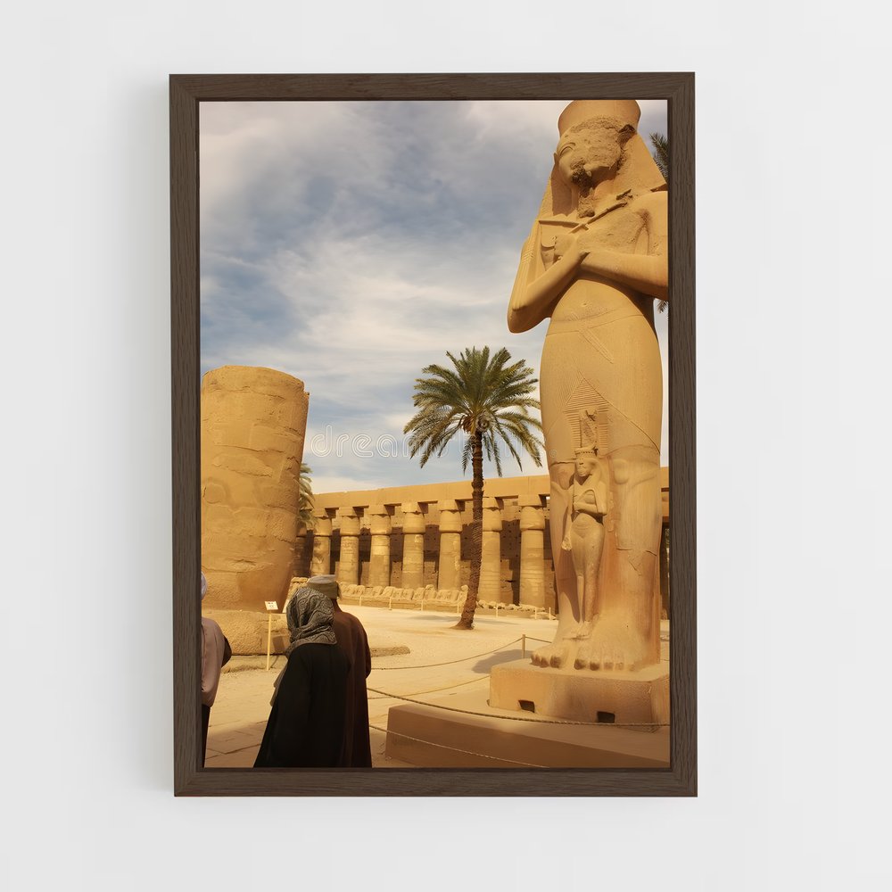 ap-karnak temple complex-8 cadre Bois foncé