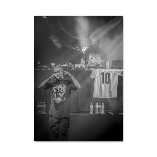 Poster Microphone Live