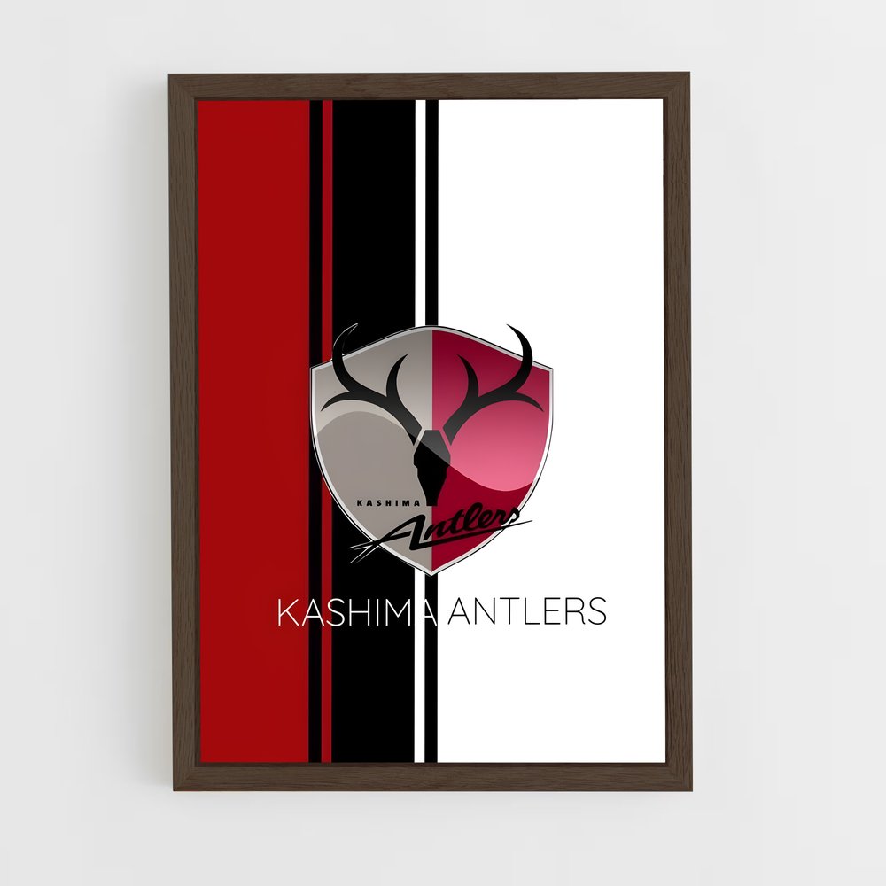 ap-kashima antlers-7 cadre Bois foncé