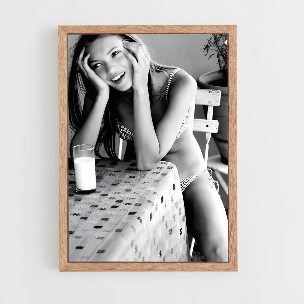 ap-kate moss-3 cadre Bois clair