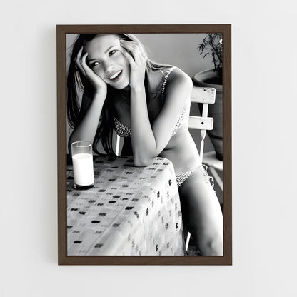 ap-kate moss-3 cadre Bois foncé