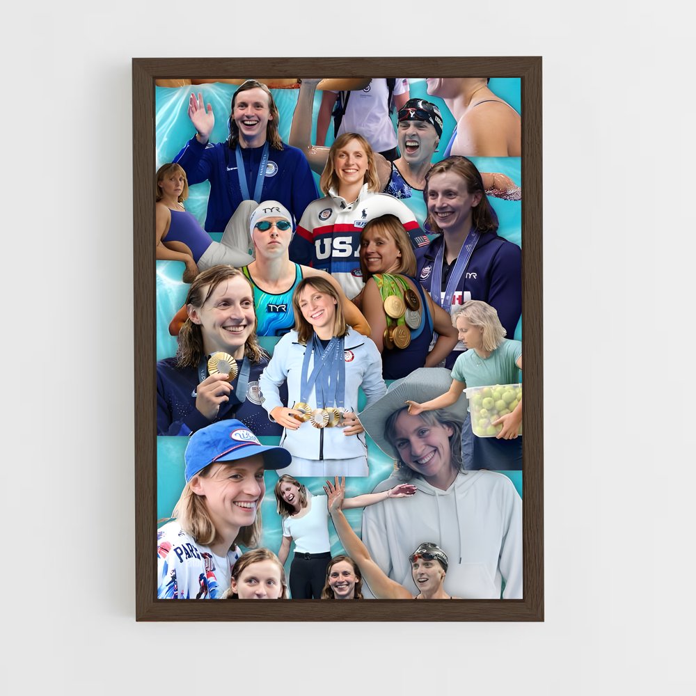 ap-katie ledecky-3 cadre Bois foncé