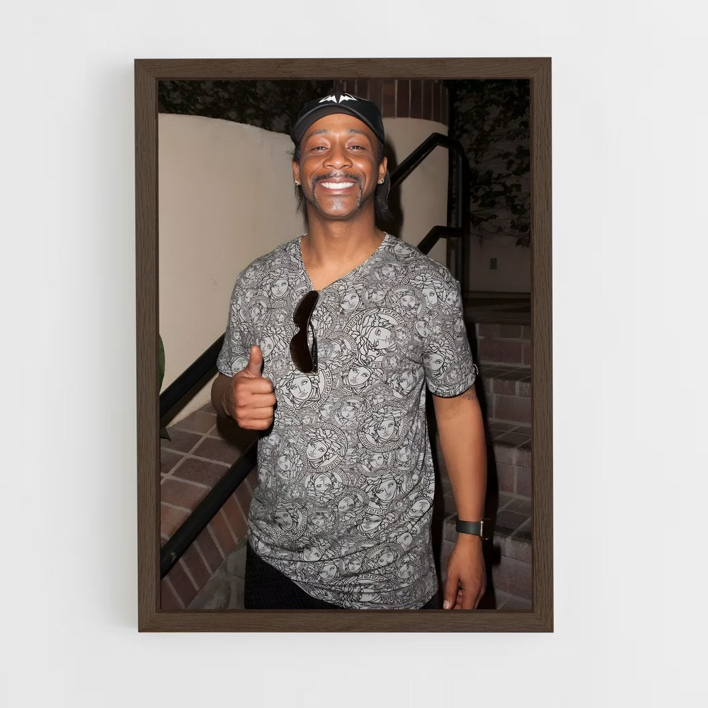ap-katt williams-2 cadre Bois foncé