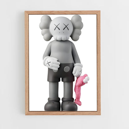 ap-kaws-11 cadre Bois clair