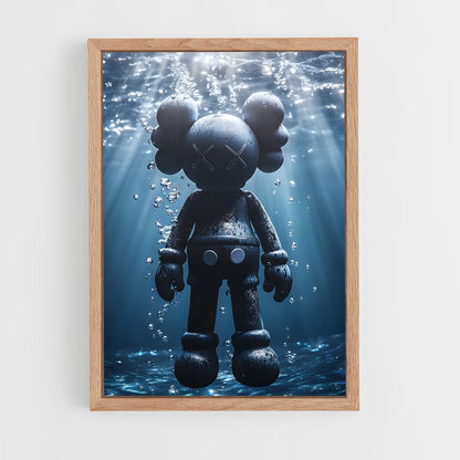 ap-kaws-14 cadre Bois clair