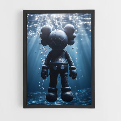 ap-kaws-14 cadre Noir