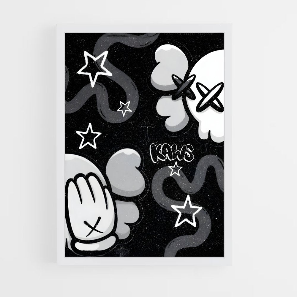 ap-kaws-8 cadre Blanc