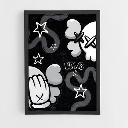 ap-kaws-8 cadre Noir