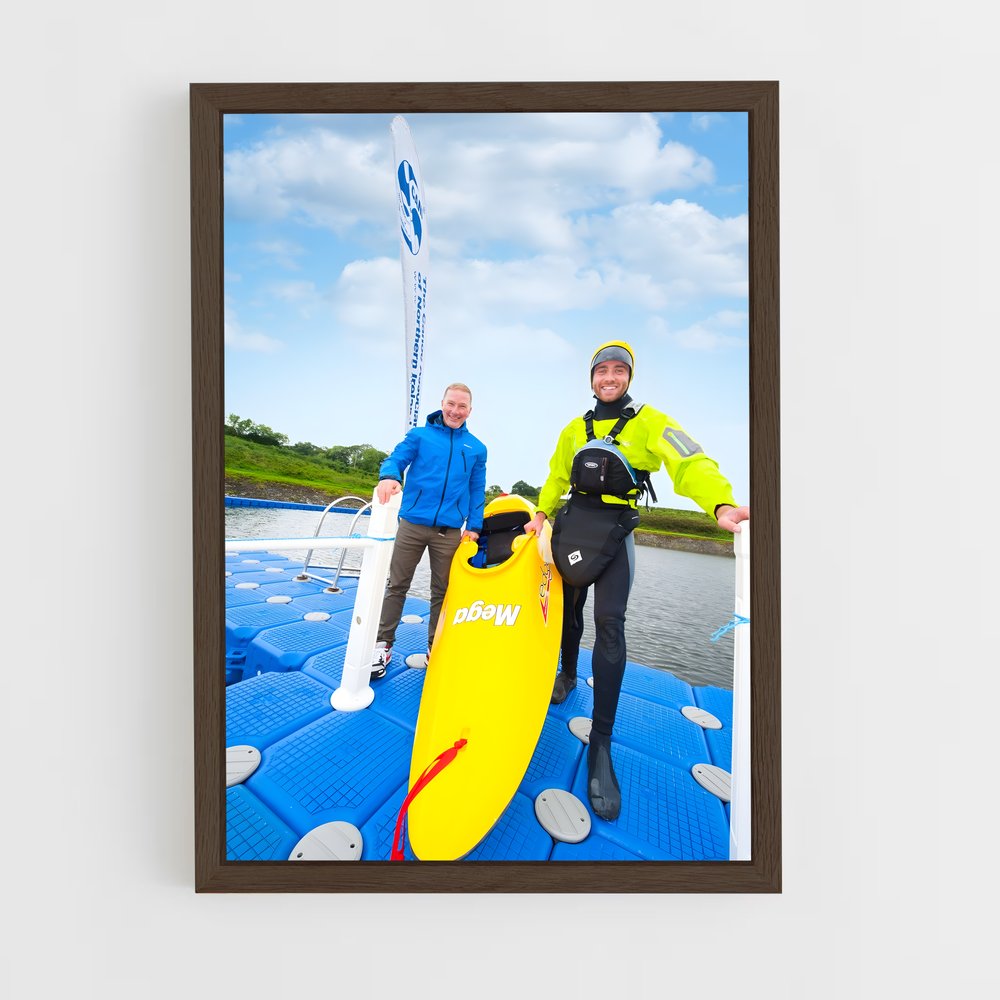 ap-kayak world championships-2 cadre Bois foncé