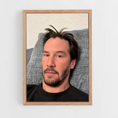 ap-keanu reeves-2 cadre Bois clair