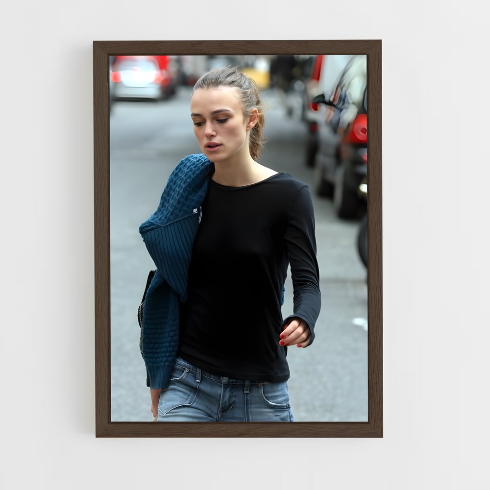 ap-keira knightley-5 cadre Bois foncé