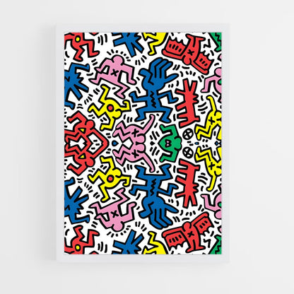 ap-keith haring-2 cadre Blanc