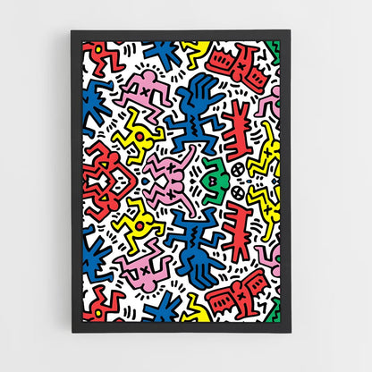 ap-keith haring-2 cadre Noir