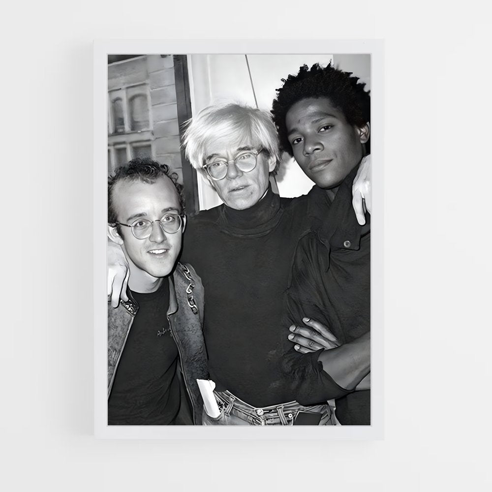 ap-keith haring-7 cadre Blanc