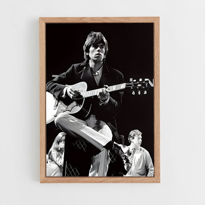 ap-keith richards-4 cadre Bois clair