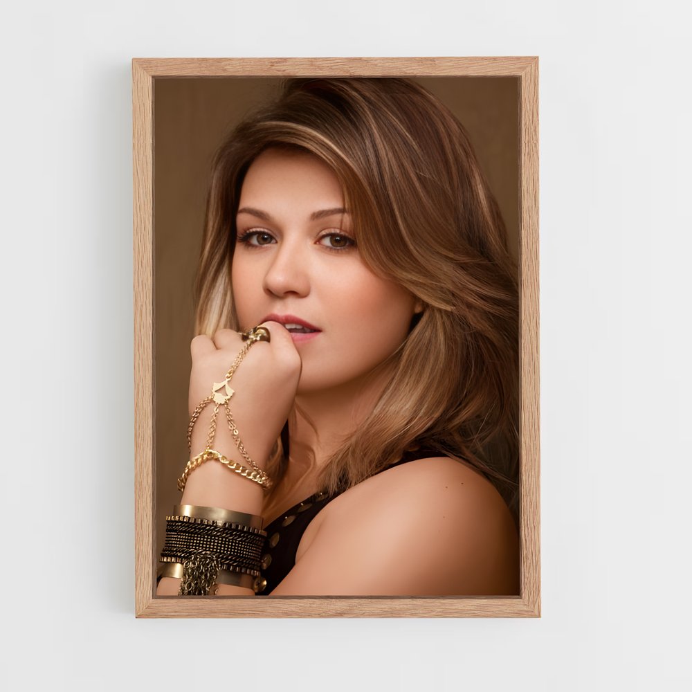 ap-kelly clarkson-5 cadre Bois clair
